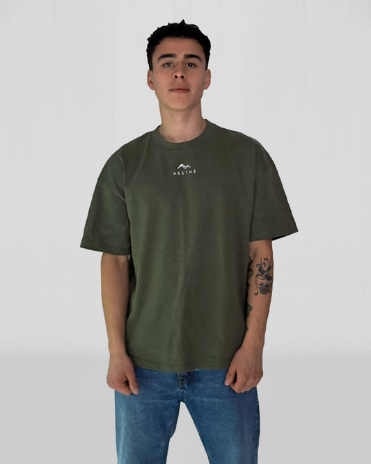 Ultra Heavy Box Tee - Olive